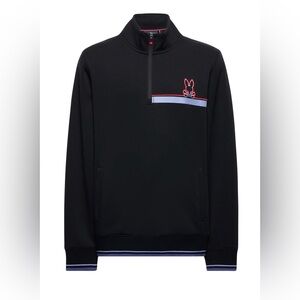 Psycho Bunny NWT Dacono Quarter Zip Up - Black
Psycho Bunny Size M